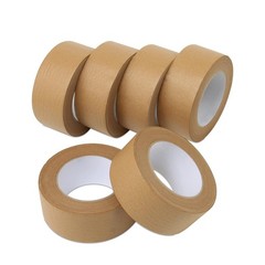 Kraft Packing Tape, Brown Kraft Gummed Tape for Packing Boxes, Shipping Cardb…