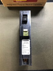 NEW! SQUARE D HOMELINE HOM115PCAFI 15A PLUG ON NEUTRAL AFCI Circuit Breaker