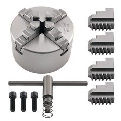 100mm Self Centering 4 Jaw Metal Chuck K12-100 for Small Lathe Milling