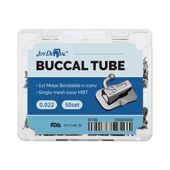200pcs Dental Ortho Buccal Tubes 1st Molar MBT 022 Non-Conv Mesh Base Joydental