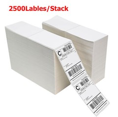 4″x6″ Direct Thermal Address Shipping Labels For Rollo & Zebra Fanfold/Roll US