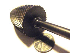 Vintage Very Large Cone Shaped Carbide Burr 1″ To A Point Good Condition