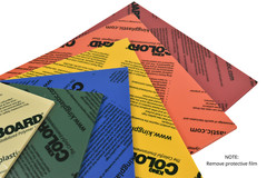 BuyPlastic Orange King ColorBoard Plastic Sheet 1/2″ x 12″ x 12″, Colored HDPE