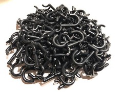 Plastic Pegboard Hooks J-Hooks for peg boards 100 pieces MADE IN USA