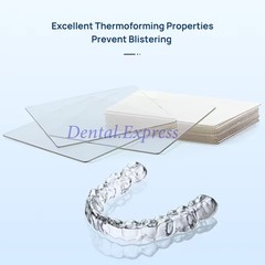 1 Pack Dental Vacuum Forming Sheets Lab Splint Thermoforming Materials Hard Soft