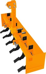 55″ Box Blade for Tractor,Box Scraper for Tractor 3 Point Hitch Box Blade Yellow