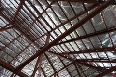 Radiant Barrier Perforated Attic Insulation Truss Rafter Size 25.5inch 1000sqft