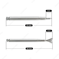 Dental Titanium Brush Peri-implantitis Surface Cleaning Brush Bristles Tool USA