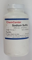 ChemCenter Sodium Sulfite Anhydrous 99% Min Powder 1 lb Set of 2