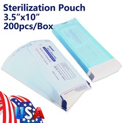 3.5″ X 10″ Self Sterilization Pouches Autoclave Pouch, Sterilizer Bags Dental US