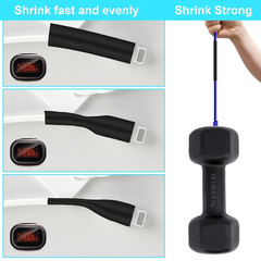 900pcs Heat Shrink Tubing Kit 2:1 Marine Grade Wire Wrap 12 Sizes Black