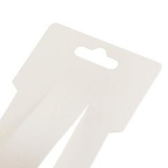 200Pcs Hair Clip Display Cards Paper Cardboard Hair Bow Holder White