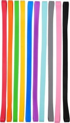 Rubber Bands Silicone 10 Pcs 12Inch Elastic Bands for Notebook Books Cooking Wra