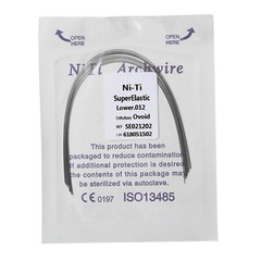Arcos de Dental Ortodoncia Redondos Niti Arco de Alambre Su Arch Wire 10pc/pk