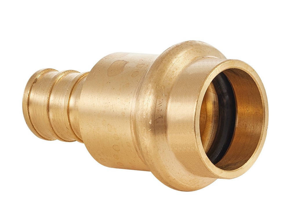 25 PCS EFIELD 1/2″Press X 1/2″ PEX Crimp Coupling Brass Fittings, Lead Free
