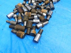 50 PC LOT OF GO & NO-GO MEMBERS SMOOTH PIN PLUG GAGES VARIOUS SIZES AROUND 1″