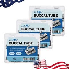 200pcs Dental Ortho Buccal Tubes 1st Molar MBT 022 Non-Conv Mesh Base Joydental