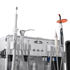 FDA Portable Dental Mobile Delivery Unit With Air Compressor Strong Suction 4H