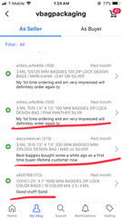 BaggiesSince1987- 12510-S Mini Zip Seal Design Bags 100PCS el Chapo, 👀Details🔽