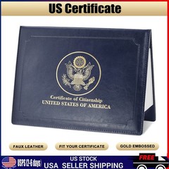 US Citizenship Certificate Holder|US Citizenship Gifts|Naturalization Certificat