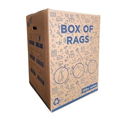 Gray Knit T-Shirt 100% Cotton Cleaning Rags 50 lbs. Box – Multipurpose Cleaning