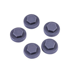 400 Pack Steel Gray 8mm Roofing Screw Caps – Durable Plastic Snap-On Covers for