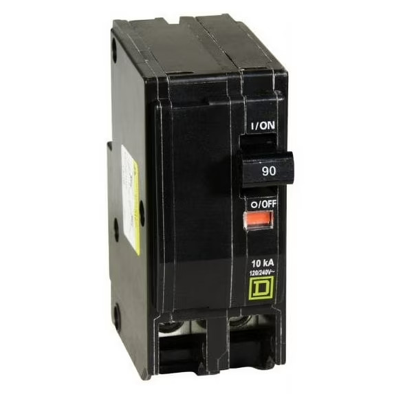 Square D QO290 90 Amp 2 Pole 120/240V Circuit Breaker ~ New In Box