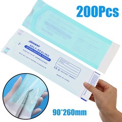200pcs/1 Box Self Sterilization Pouches Autoclave Pouch Sterilizer Bags Dental