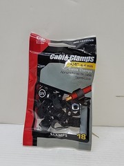 18 Pack Gardner Bender Cable Clamps 1/4″ 6.4mm
