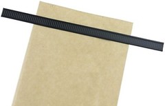 Peel-and-Stick Tin Tie for Coffee bag or Nose Bridge – 100 Pack ,Black, 7 inch,