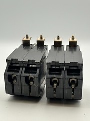 GE RT-660, 20 & 25 Amp, 2-Pole Units, Type THQB Circuit Breaker BUNDLE of 4