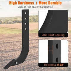 1/5/6/7Pack Box Blade 18” Ripper Shank 3 Hole Box Scraper Shank with 4 Holes