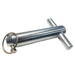 1SET For Backhoes & Excavators T-HANDLE QUICK COUPLER PIN 1-3/4”X 9