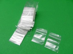 100 Zip Seal Lock Bags 1-1/2″ x 1-1/2″ Reclosable 2MIL Clear 1.5″x1.5″ Baggies