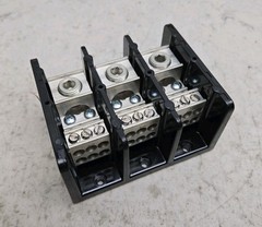 Marathon 1433553 Barrier Terminal Block Screw-On 3-Pole 3-Port 2-14 Awg Aluminum