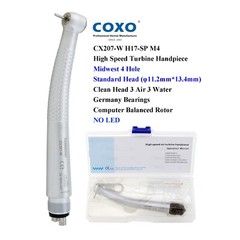 COXO High Speed Handpiece Dental Turbine M4 fit Sinol Coupler 4 Hole CX207-W H17