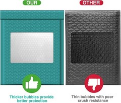500x Bubble Mailers Padded Envelopes Mailing Bags Bulk 8.5×12″ #2 Forest Green