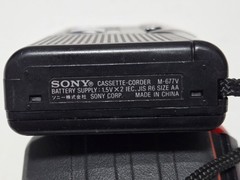 Sony M-677V VOR Microcassette-Corder Handheld Voice Recorder Tested Works Great