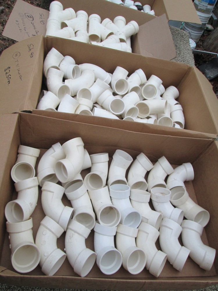 1-1/2 In. PVC DWV 90-Degree Hub X Hub Elbow Fitting