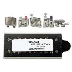 Dental Metal Brackets Orthodontic MIM MINI Brace Roth 022 345 Hooks MBT 018 OC