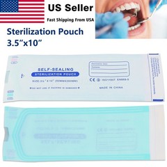 Self-Sealing Sterilization Pouches 3.5″ x 10″ 200 Pcs / Box pa