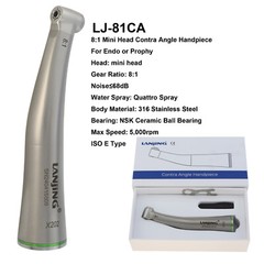 LANJING Dental Endo Handpiece 8:1 16:1 Endodontic Contra Angle Fiber Optic Micro