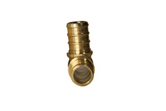 5 Pcs XFITTING 1/2″ x 1/2″ x 1/2″ Pex Tee, Pex Barb Crimp Tee, Lead Free Brass