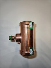 3″ x 3/4″ Copper Press Reducing Tee EPDM MERIT BRASS #24380
