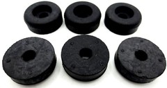 Screw on Rubber Bumper Pad Feet Fit 3/16″ #10 Screw Hole, Has 3/4″ Pad 1/4″ Tall