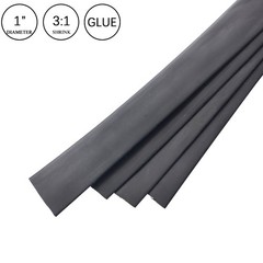 New 3:1 Heat Shrink Tube – 1″ Dual Wall Marine Adhesive Glue Lined Waterproof