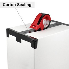 12 Rolls Black Carton Sealing Tape 3″ x 110 Yards Box Shipping Moving Tape 2 Mil