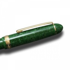 Platinum #3776 CELLULOID Fountain Pen EMERALD Medium Nib PTB-35000S#45-3