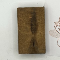 VTG Happy Clown Letterpress Print Block Cartoon See Pics For Condition Details