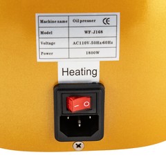Oil Press Machine, 1800W Oil Extractor, Stainless Steel Oil Press Mill,
